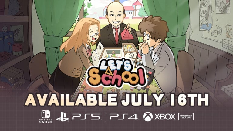 School Management Simulation Game Let’s School Consoles In July 16